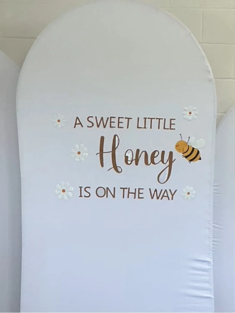 2 pc Large Wood Honeycomb Decor - Bee Themed Shower Birthdays or any Party